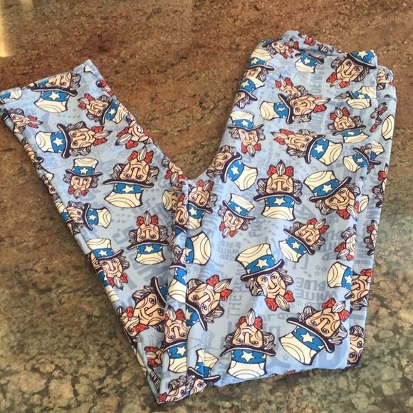 OS NWOT LuLaRoe Leggings F01 605 - Picture 1 of 3